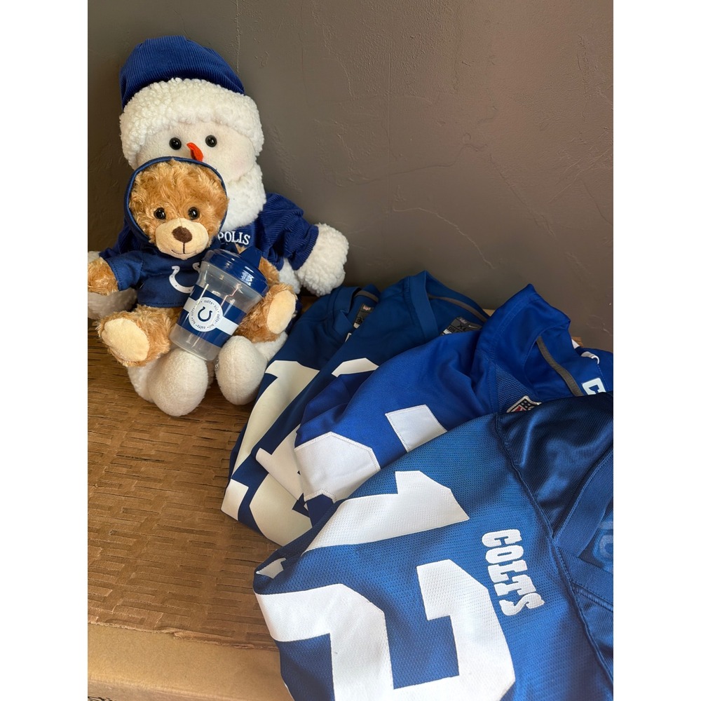 Nike Indianapolis Colts Jersey Bundle Carson Wentz #2 Andrew Luck #12 Youth XL